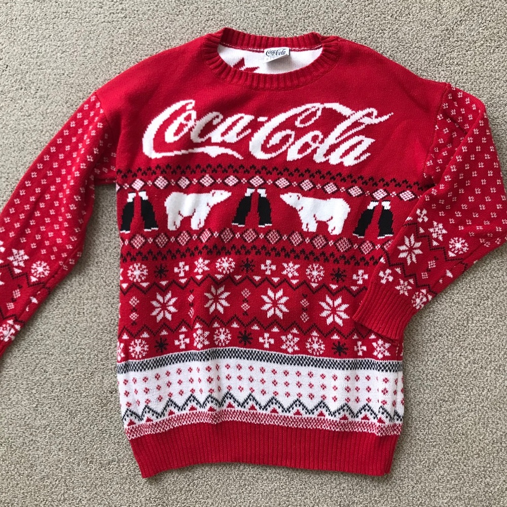 Coca Cola oversized christmas sweater